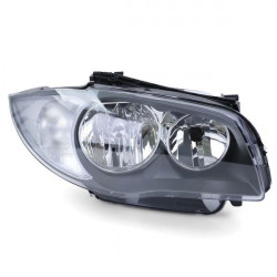 Fényszóró H7 Fekete Jobb BMW 1ER E81 E82 E87 E88 07-től