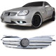 Body kitek és vizuális kiegészítők Sport hűtőrács króm Mercedes SLK R170 96-04 | race-shop.hu