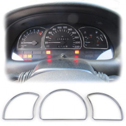 sebességmérő gyűrű műszer keret 3 részes króm Opel Astra F 91-97