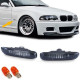 Világítás Átlátszó üveg oldalsó ívek Fekete füstszínű Pár BMW 3 Series E46 98-03 | race-shop.hu