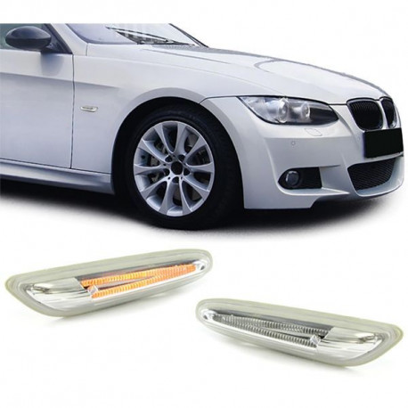 Világítás LED oldalsó ívek fehér átlátszó BMW E81 E82 E87 E88 E90 E92 E93 X1 E84 | race-shop.hu