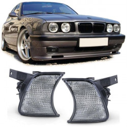 RACES első irányjelzők BMW 5 Series E34 87-97-hez, fekete-füstös