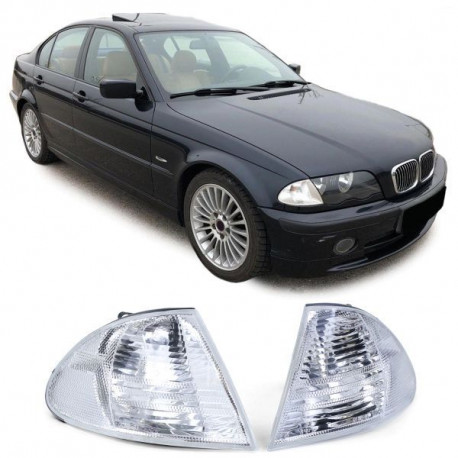 Világítás irányjelző fehér Pár BMW 3 Series Sedan Touring E46 98-01 | race-shop.hu