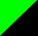 Fekete / zöld